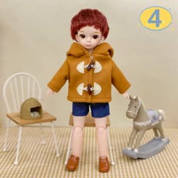 3D Big Eyed Boyfriend Doll 30cm Doll 1/6 BJD Doll Replacement Clothing Doll Accessories Kids Toy Gifts