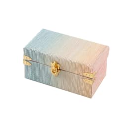 1:12 Dollhouse Miniature Suitcase Vintage Leather Luggage Box Storage Box Home Model Decor Toy Doll House Accessories