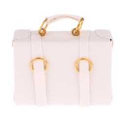 1:12 Dollhouse Miniature Suitcase Vintage Leather Luggage Box Storage Box Home Model Decor Toy Doll House Accessories