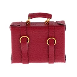 1:12 Dollhouse Miniature Suitcase Vintage Leather Luggage Box Storage Box Home Model Decor Toy Doll House Accessories