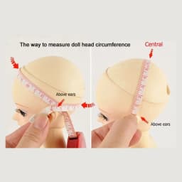 New Doll Wig for 1/3 1/4 1/6 Bjd Doll Gradient Gray Wig, High-temperature Silk, Medium Long Hair Diy Girl Toys Doll Accessories