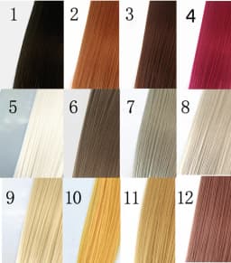 New 1/3 1/4 1/6 1/8 Bjd SD Wig Blonde Wavy Hair High Temperature Wire BJD Wig Bangs long curly hair For BJD Doll Many Colors
