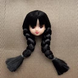 Licca Doll Head Princess DIY Toy Rare Collection Long Hair Doll Parts 1/6 Princess Doll Accessories Colorful Hair Doll Heads