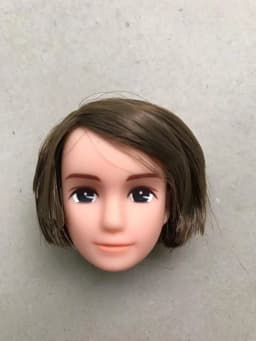 Licca Doll Head Princess DIY Toy Rare Collection Long Hair Doll Parts 1/6 Princess Doll Accessories Colorful Hair Doll Heads