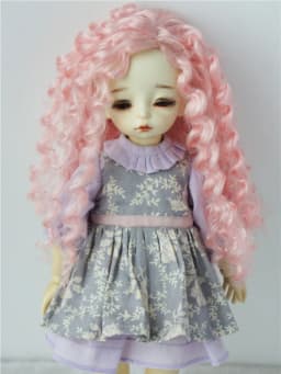Jusuns JD073 5-6inch 6-7inch 1/8 1/6 Eldorado Parting Synthetic Mohair Doll Wigs OB11 YOSD Long Fashion Curly BJD Hair