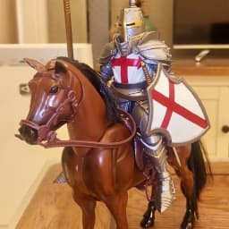 20cm simulation horse Bjd doll simulation horse mount toy doll mount soldier accessories horse and saddle