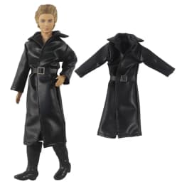 1 Set Doll Clothes Leather coat Outfit for 12 inch Ken Doll Many Style for Choice A02