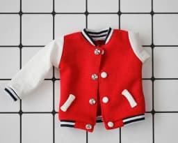 1/6 Bjd Doll Clothes School Uniform Baseball Uniform Jacket Short-sleeved T-shirt Shorts or Skirt for Yosd, 30 Cm Doll Clothes