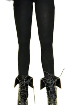 BJD Doll Clothing Fits with a 1/3 1/4 SD17 Uncle Size Fashionable Easy Leggings for Men and Women in Black and White