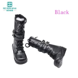 6cm BJD Shoes 43--45CM 1/4 MSD BJD Doll Accessories Toys Ball Jointed Doll Fashion Tall Tube Boots, High-Heeled Shoes