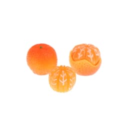 3Pcs/5Pcs Dollhouse Mini Orange Model Miniature Food Play DIY Small Kitchen Supermarket Toy Accessories