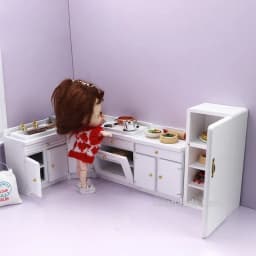 Dollhouse Mini Simulation Kitchen Bathroom Furniture Model Toys for 1:12 DollHouse Decoration Miniature Accessories