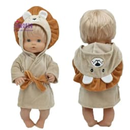 For Nenuco Doll Bathrobe Ropa Y Su Hermanita 40 Cm Baby Doll Clothes Sleep Wear Birthday Gifts