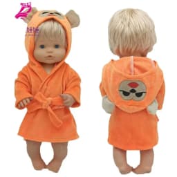 For Nenuco Doll Bathrobe Ropa Y Su Hermanita 40 Cm Baby Doll Clothes Sleep Wear Birthday Gifts