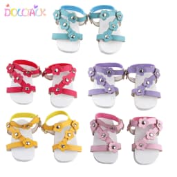 5cm New Flower Doll Shoes For American Gilr 14 Inch Doll Sandals For EXO,Paula Reina,Lesly,Lisa,nenuco Doll Accessories Toy