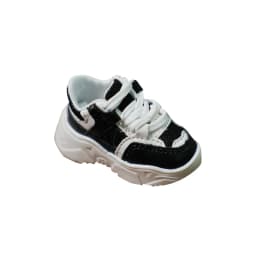 SD/BJD 1/4 1/6 bjd doll shoes Dad shoes versatile thick soled sneakers small white shoes men and women black and white multicol