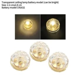Dollhouse Table Lamp ,Miniature socket,Mini Can Be Bright Wall DollHouse Lamp Decor Accessories Dollhouse Furniture Toys