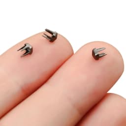 50Pcs 3mm Mini Buckle Round Bead Claw Hammer Ultra-small Metal Buckles Stuffed Toys DIY Doll Clothes Doll Accessories