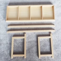 Doll house Mini Furniture Wooden Refrigerator Scene Beverage Color Freezer