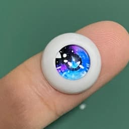2 Pairs Eyeball 12mm/14mm Cartoon Eyeball DIY Toy Eye Plush Animal Eye Accessories Doll Eyeball 1/6 BJD Eyes