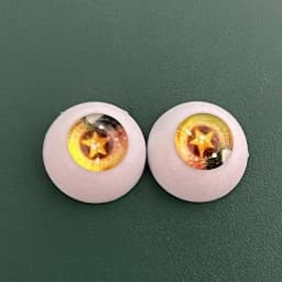 2 Pairs Eyeball 12mm/14mm Cartoon Eyeball DIY Toy Eye Plush Animal Eye Accessories Doll Eyeball 1/6 BJD Eyes
