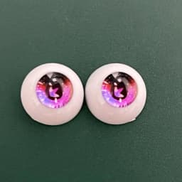 2 Pairs Eyeball 12mm/14mm Cartoon Eyeball DIY Toy Eye Plush Animal Eye Accessories Doll Eyeball 1/6 BJD Eyes