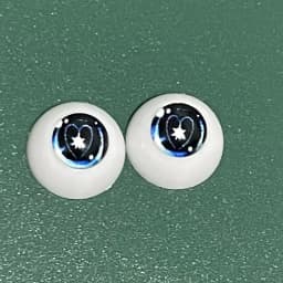 2 Pairs Eyeball 12mm/14mm Cartoon Eyeball DIY Toy Eye Plush Animal Eye Accessories Doll Eyeball 1/6 BJD Eyes