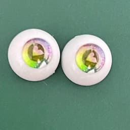 2 Pairs Eyeball 12mm/14mm Cartoon Eyeball DIY Toy Eye Plush Animal Eye Accessories Doll Eyeball 1/6 BJD Eyes