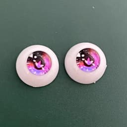 2 Pairs Eyeball 12mm/14mm Cartoon Eyeball DIY Toy Eye Plush Animal Eye Accessories Doll Eyeball 1/6 BJD Eyes
