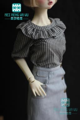 BJD Clothes 58-60cm 1/3 BJD SD DD Moving Ball Joint Doll Accessories Fashion Denim Skirts Toys Gift