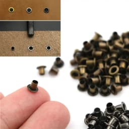 200Pcs Mini Eyelet Buttons for DIY Doll Belt Buckles Metal Buckle Snap Button Bag Shoes Clothes Sewing Accessories 1.5/2.5mm