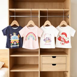 Cotton Short -sleeved T-shirt For American 18 inch Girl Doll Rainbow, Car, Cat, Little Girl Shirt For 43cm New Born&OG Doll Toy