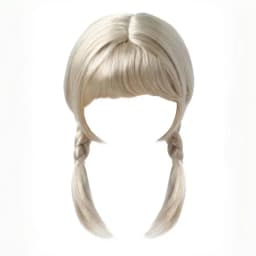 Jusuns BJD Wigs JD676 9-10inch 10-11inch 11-12inch Double Ponytail Braid Synthetic Mohair Doll Hair Fashion Doll Accessories