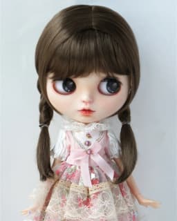 Jusuns BJD Wigs JD676 9-10inch 10-11inch 11-12inch Double Ponytail Braid Synthetic Mohair Doll Hair Fashion Doll Accessories
