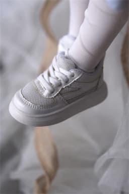 BJD Doll Shoes Toys Girls Boys 1/3 1/4 1/6 Low-top Simple Cute Baby Small White Versatile Daily Casual Board Shoes Accessories