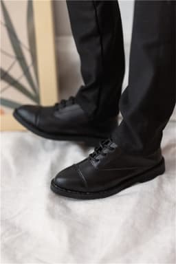 BJD Doll Shoes ID75 1/3 Boys Leather Black White Brown Handsome Three Color Pointy Toe Lace-up Shoes Work Doll Accessories