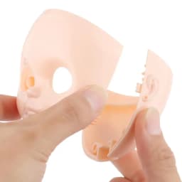 1PC 1/6 Blyth DIY Doll Factory Dolls Faceplate With Backplate 30cm Plastic Blyth No Makeup Face and Screw Toys Accessories