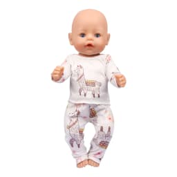 Doll Clothes Pajamas For 43cm Baby Reborn&American 18 Inch Girl Doll Unicorn Frog Shark Cartoon Clothes Suit For Generation Doll