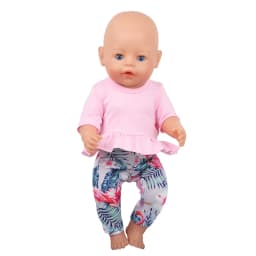 Doll Clothes Pajamas For 43cm Baby Reborn&American 18 Inch Girl Doll Unicorn Frog Shark Cartoon Clothes Suit For Generation Doll