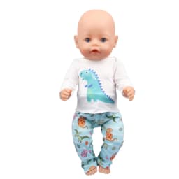 Doll Clothes Pajamas For 43cm Baby Reborn&American 18 Inch Girl Doll Unicorn Frog Shark Cartoon Clothes Suit For Generation Doll