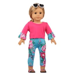 Doll Clothes Pajamas For 43cm Baby Reborn&American 18 Inch Girl Doll Unicorn Frog Shark Cartoon Clothes Suit For Generation Doll