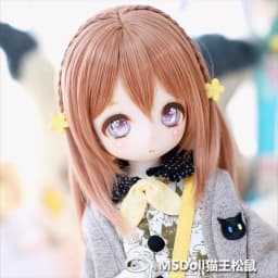 BJD Doll Wigs Long Hair For 1/3 1/4 1/6 MSD MDD YOSD With Bangs Black Brown Pink Hair Accessories