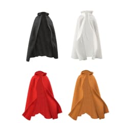 1/6 Scale Figure Doll Hoodie Cloak Fashion Long Cape Cosplay Outfit Party Stage Tops for 12'' Inch Soldier Figures Body Costume