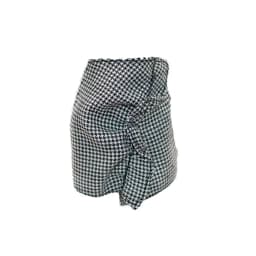 30CM Doll Clothes Fashion Puff Sleeve Tops Short T-shirt Plaid Pleated Skirt For 1/6 Bjd Dolls Accessories Dress Up Doll Gift