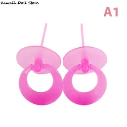 2pcs Lovely Doll Pacifier For New Reborn Baby Dolls Kids Toy Doll Play House Supplies Dummy Nipples Diaper Pants Wear
