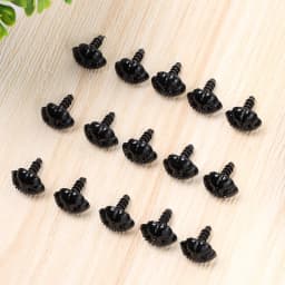 40Pcs Black Plastic Safety Noses For Teddy Bear Doll Animal Puppet Crafts Children DIY Doll toys Accessories Dog Puppy Nose