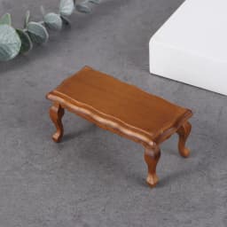 Wood Simulation Teatable Coffee Table Living Room Toy Doll House Accessories 1/12 Mini Dollhouse Furniture Miniature Kids Toy