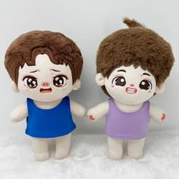 Doll Clothes for 10/15/20cm Idol Doll Outfit Accessories Tank Top Sleeveless T-shirt for Super Star Dolls Toys Collection Gift