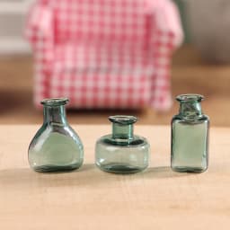 24 Styles 1/12 Miniature Dollhouse Glass Vase Mini Flower Vase for Doll House Decoration Accessories