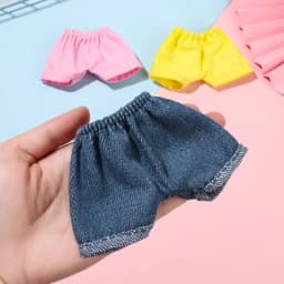 20CM Doll Clothes Stripes Short Sleeve T-shirt Small Pants Doll Outfit Playing House Changing Dressing Game DIY Doll Accessories
